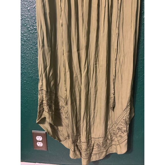 Ramy Brook Hailey Dress - Olive Green color. Size Medium - Picture 3 of 6